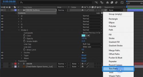 آموزش متحرک سازی حاشیه نورانی متن در افترافکت